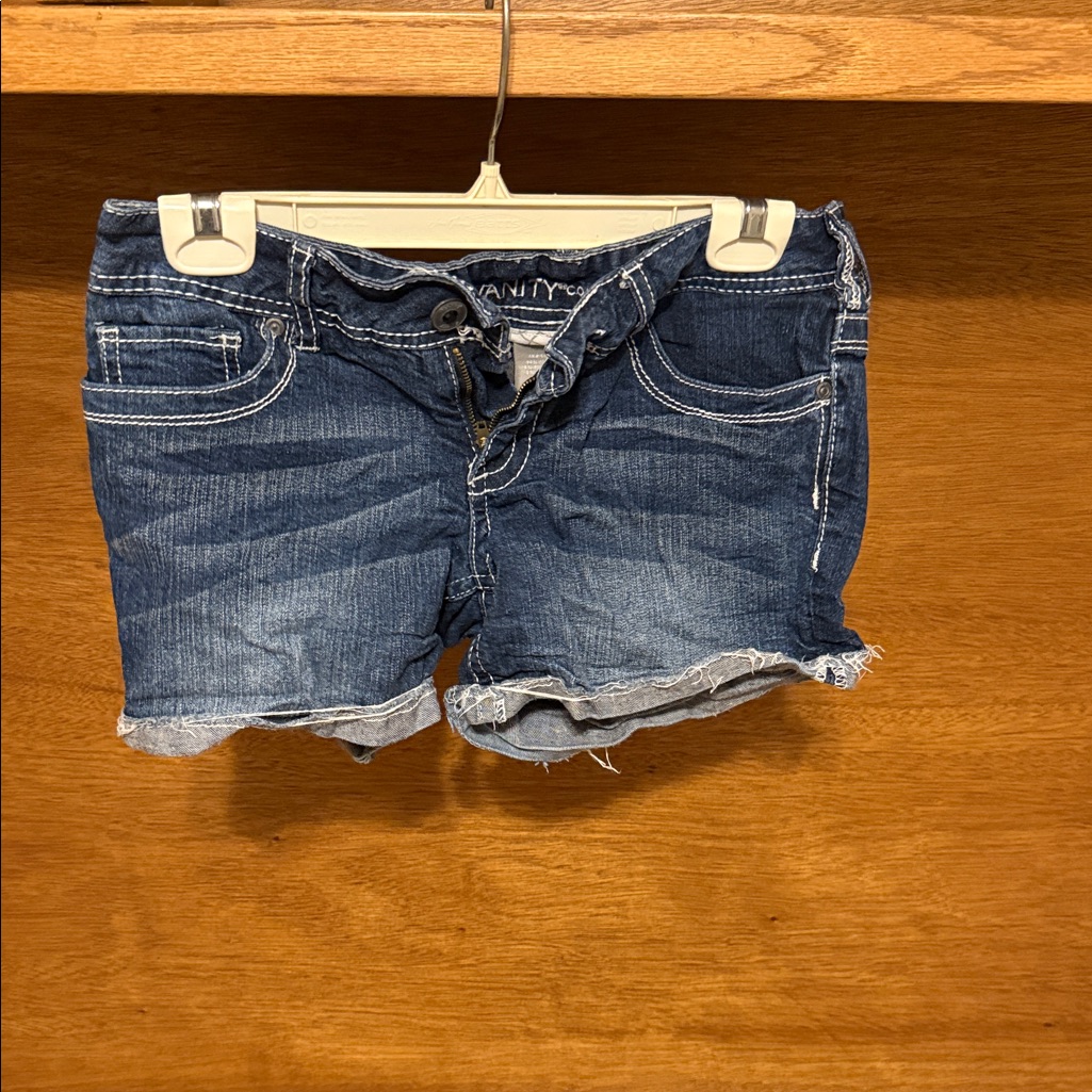 Vanity Dark Blue Jean Shorts